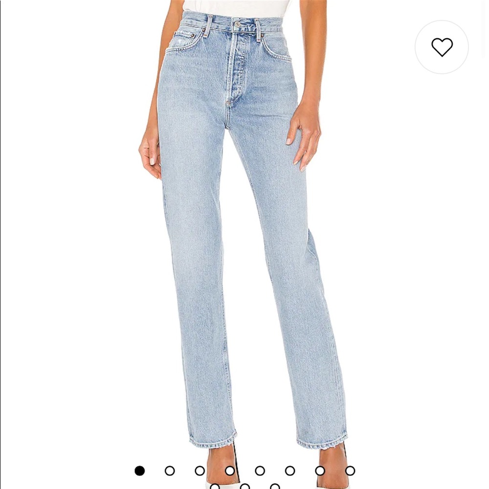 AGOLDE Lana straight leg jeans